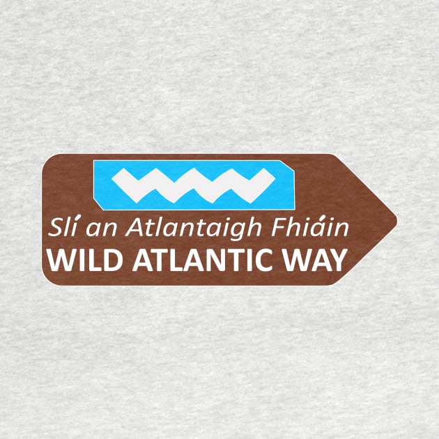 Wild Atlatic Way sign by Sci-Emily